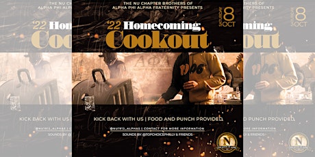 HOMECOMING 2022'. Nu Chapter Taill-Gate