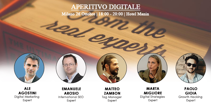 26	OTTOBRE MILANO - Aperitivo Digitale 2017