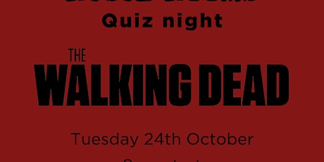 Walking Dead Quiz Night primary image