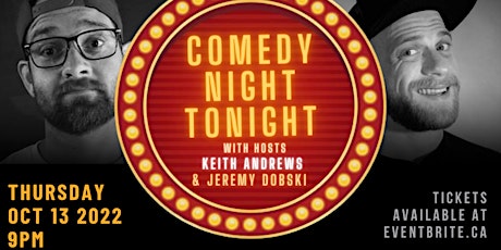 Imagen principal de Comedy Night Tonight with Keith Andrews and Jeremy Dobski