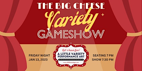 The Big Cheese Variety Gameshow: "Bold Beginnings"