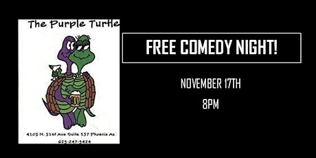 Free Comedy Show with Charles Allen - Purple Turtle -51st Ave & Indian Sch.