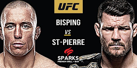 GEORGES ST-PIERRE (GSP) vs MICHAEL BISPING (UFC) at Sparks Premium Grill + Bar in Vaughan, Ontario primary image