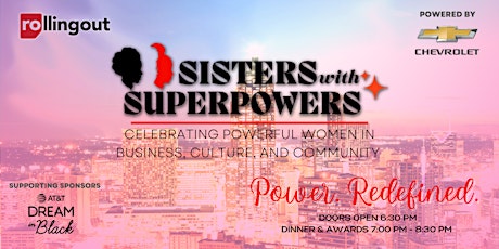 Rolling Out Atlanta presents Sisters With Superpowers Awards Dinner