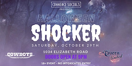 Imagem principal do evento Commerce Socials Presents: Halloween Shocker 2022