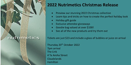 Hamilton Nutrimetics Christmas Release