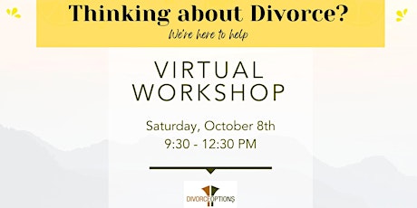 FREE workshop to learn your Divorce Options