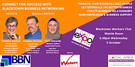 BLACKTOWN CITY: 5 October - Connect for Success primary image