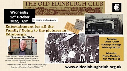 Talk: Going to the Pictures in Edinburgh by Trevor Griffiths