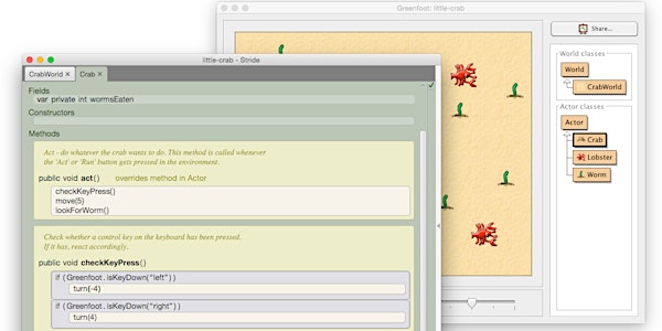 Greenfoot with Stride – Programming after blocks (Key Stage 3 CS Teachers)