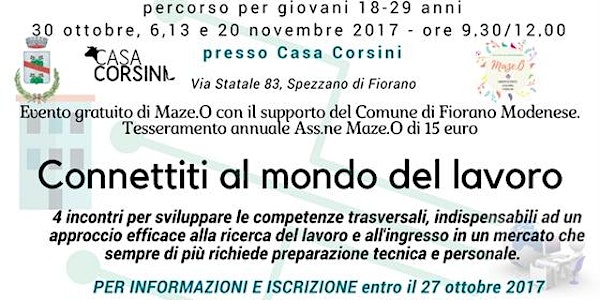 Connettiti al mondo del lavoro