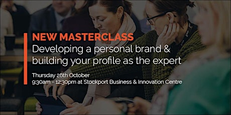 Masterclass: Developing a personal brand & building your profile as the expert primary image