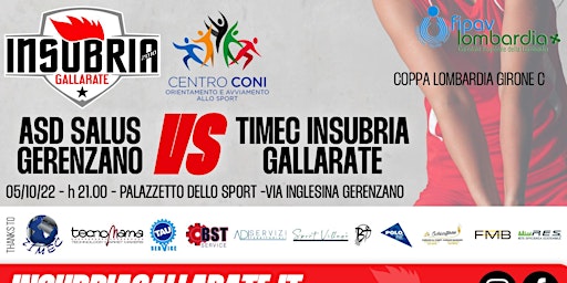 Coppa Lombardia - ASD SALUS GERENZANO vs TIMEC INSUBRIA GALLARATE