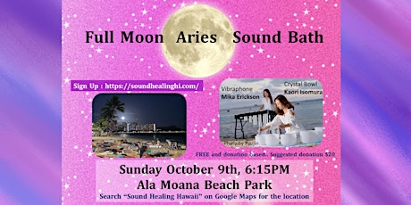 Full Moon Aries Sound Bath