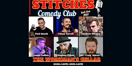 Stitches Comedy at The Workman's Cellar October