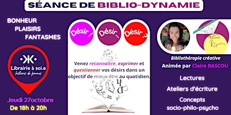 Atelier de Biblio-dynamie avec Claire Bascou