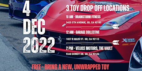 3rd Annual Toys for Tots Drive/Car Show