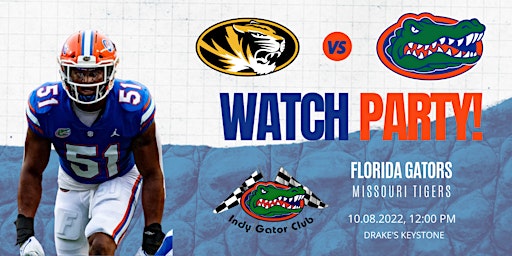 Indy Gator Club Watch Party - Florida Gators vs Missouri Tigers