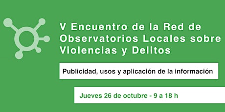 Imagen principal de V Encuentro de la Red de Observatorios Locales sobre Violencias y Delitos