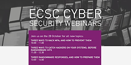 ECSC Cyber Security Webinars primary image