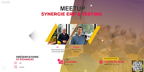 MEETUP "SYNERGIE ERP & TESTING"