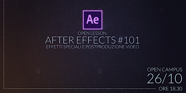 Open Lesson "AfterEffects #101"