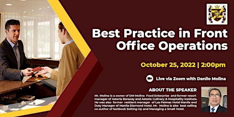 Best Practice in Front Office Operations