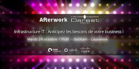 Image principale de Afterwork : Cisco, Pure Storage & Rubrik à Lausanne