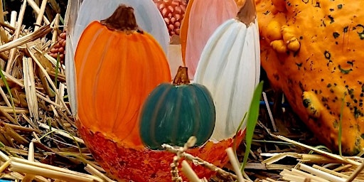 Pumpkin Patch Wine Glass Painting Event