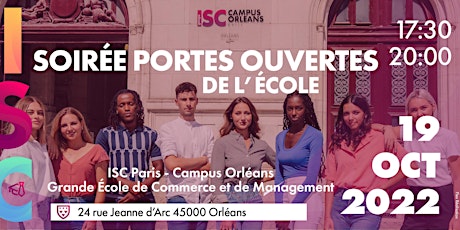 Soirée Portes Ouvertes ISC Paris Campus Orléans