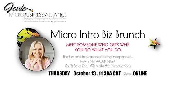 MICROBUSINESS ALLIANCE . Micro Intro Biz Brunch
