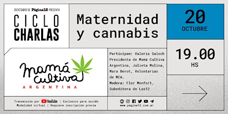 Soci@sP12: Mamá Cultiva Argentina: maternidad y cannabis. primary image