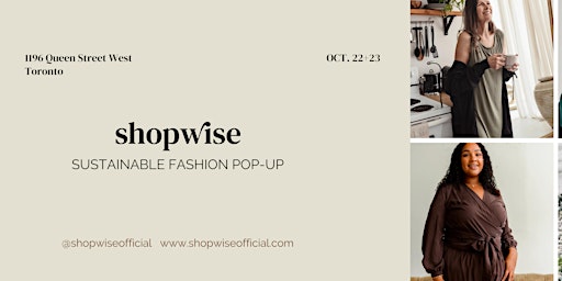 Sustainable Fashion Pop-Up by Shopwise