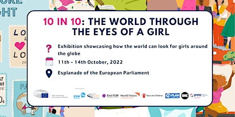 "10 in 10: the world through the eyes of a girl” street art exhibition