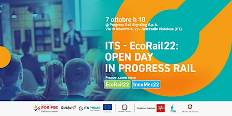 ITS - EcoRail22: Open day in Progress Rail - Serravalle Pistoiese (PT)