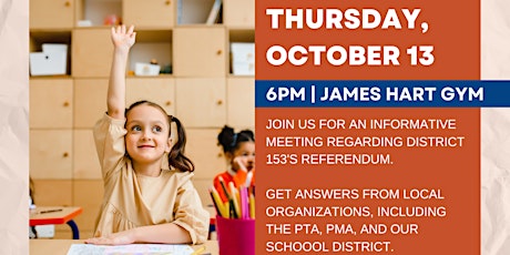PTA Fall General Meeting- School District 153 Referendum Presentation