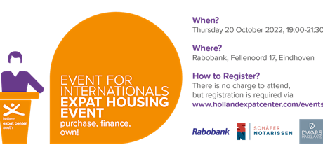 Expat Housing Event: Purchase, Finance, Own!