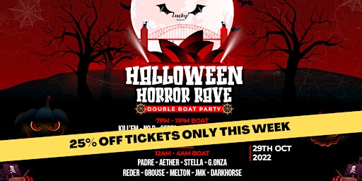 Double Boat Party | Lucky Presents - Halloween Horror Rave