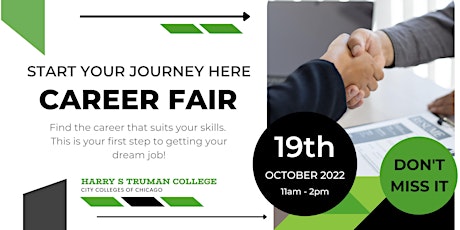 Harry S Truman College Fall 2022 Career Fair - Employer Registration primary image