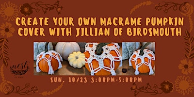 Create Your Own Macrame Pumpkin Cover