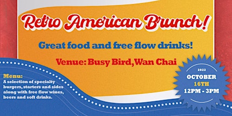 Retro American Free Flow Brunch at Busy Bird in Wan Chai