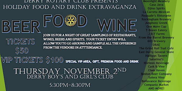 2nd Annual Holiday Food & Drink Extravaganza