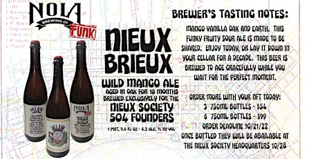 Nieux Brieux - Bottle Sales primary image