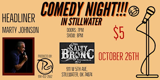 October Comedy Show at The Salty Bronc