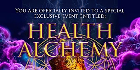 Imagem principal do evento HEALTH ALCHEMY