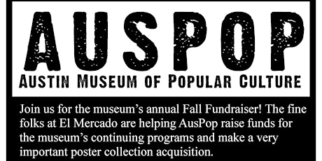AusPop Fall Fundraiser at El Mercado's Backstage
