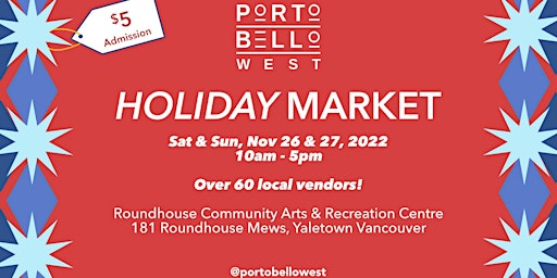 Portobello West Roundhouse Holiday Market 2022