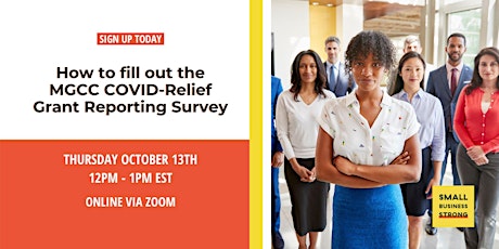 How to fill out the MGCC COVID-Relief Grant Reporting Survey