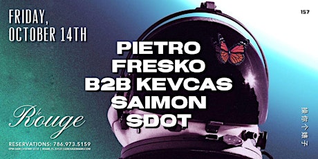 Fridays at Le Rouge Feat: PIETRO, SDOT +more