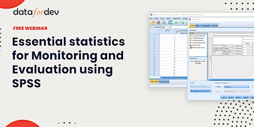 Essential statistics for Monitoring and Evaluation using SPSS